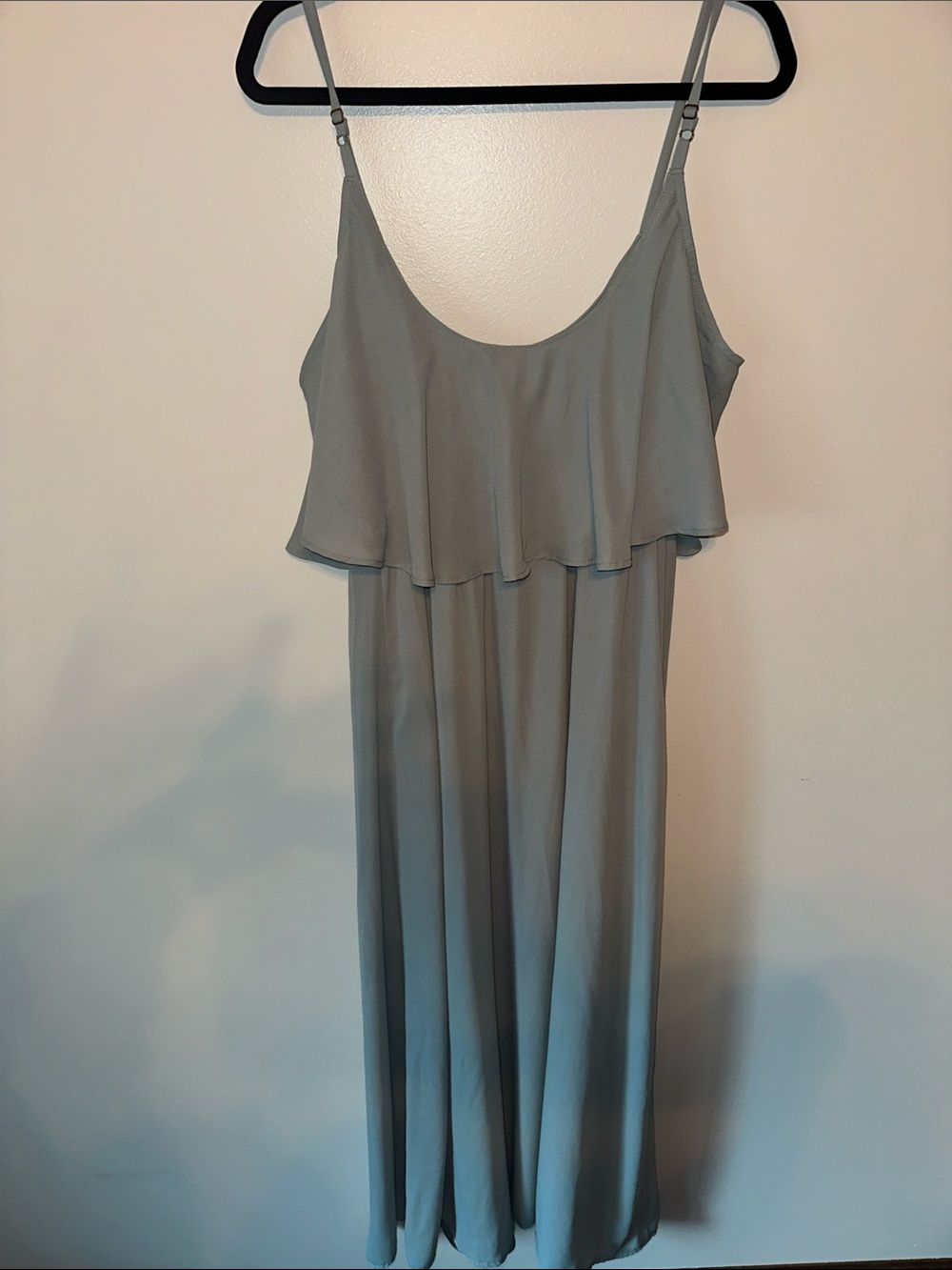 Show Me Your MuMu Layered Ruffle Maxi Dress in Sage